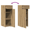Sideboard med skuffe Artisan Egetræ 30 x 42,5 x 93 cm