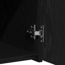 Sideboard med skuffe Sort eg 50 x 42,5 x 93 cm