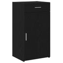Sideboard med skuffe Sort eg 50 x 42,5 x 93 cm