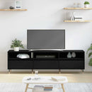 TV-skab 150 x 30 x 45 cm Sort eg Konstrueret træ
