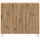 Sideboard Artisan Egetræ 90 x 34 x 80 cm Konstrueret træ