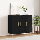 Sideboard Sort eg 90 x 34 x 80 cm Konstrueret træ