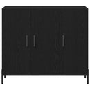 Sideboard Sort eg 90 x 34 x 80 cm Konstrueret træ