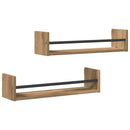 Væghylde Vægmonteret 2 pcs Artisan Egetræ 60 x 16 x 14 cm