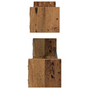 Væghylde Vægmonteret 2 pcs Gammelt træ 80 x 16 x 14 cm