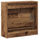 Sko skab med hylde Gammelt træ 60 x 21 x 57 cm Konstrueret træ