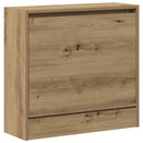 Sko skab 60 x 21 x 57 cm Konstrueret træ Artisan Egetræ