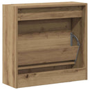 Sko skab 60 x 21 x 57 cm Konstrueret træ Artisan Egetræ
