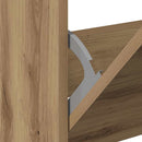 Sko skab 80 x 21 x 125,5 cm Konstrueret træ Artisan Egetræ