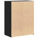 Kontorskab Sort eg 70 x 32 x 77.5 cm Konstrueret træ