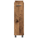 Kabinet med hjul Gammelt træ 60 x 22 x 79 cm