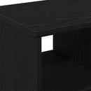Sidebord Sort eg 50 x 30 x 55 cm Konstrueret træ