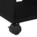 Sidebord Sort eg 50 x 30 x 55 cm Konstrueret træ