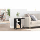 Sidebord Sort eg 50 x 30 x 55 cm Konstrueret træ