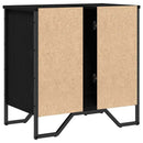 Badeværelsesskabsunder Sort eg 60 x 35 x 60 cm Konstrueret træ