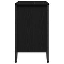 Badeværelsesskabsunder Sort eg 60 x 35 x 60 cm Konstrueret træ