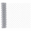 Kædelink indhegning 10 x 1,2 m Galvaniseret stål Sølv