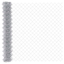 Kædelink indhegning 10 x 1,5 m Galvaniseret stål Sølv