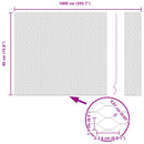 Hexagon Hegn Grøn 0,4 x 10 m PVC