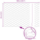 Hexagon Hegn Grøn 0,4 x 10 m PVC
