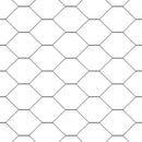 Hexagon Hegn 1,2 x 10 m PVC Grå