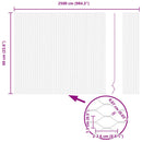 Hexagon Hegn Grå 0,6 x 25 m PVC