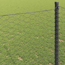 Hexagon Hegn 0,6 x 25 m PVC Grå