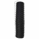 Hexagon Hegn 0,6 x 25 m PVC Grå