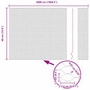 Hexagon Hegn Grå 0,4 x 50 m PVC