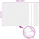 Hexagon Hegn Grå 0,4 x 100 m PVC