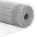 Hexagon Hegn Sølv 0,4 x 10 m Galvaniseret stål
