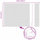Hexagon Hegn Sølv 0,6 x 25 m Galvaniseret stål
