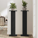 Planteholder 2 stk. Sort eg 30 x 30 x 95 cm Konstrueret træ