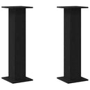 Planteholder 2 stk. Sort eg 30 x 30 x 95 cm Konstrueret træ