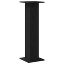 Planteholder 2 stk. Sort eg 30 x 30 x 95 cm Konstrueret træ