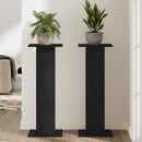 Planteholder 2 stk. Sort eg 30 x 30 x 80 cm Konstrueret træ