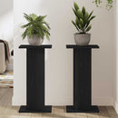 Planteholder 2 stk. Sort eg 30 x 30 x 60 cm Konstrueret træ