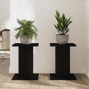 Planteholder 2 stk. Sort eg 30 x 30 x 40 cm Konstrueret træ