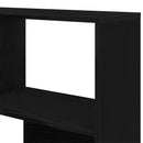 Garderobeskab 2 pcs Sort eg 85 x 85 x 140 cm Konstrueret træ