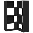 Garderobeskab 2 pcs Sort eg 85 x 85 x 140 cm Konstrueret træ