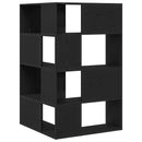 Garderobeskab 2 pcs Sort eg 85 x 85 x 140 cm Konstrueret træ