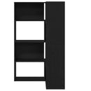 Garderobeskab 2 pcs Sort eg 85 x 85 x 140 cm Konstrueret træ