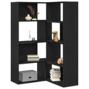 Garderobeskab 2 pcs Sort eg 85 x 85 x 140 cm Konstrueret træ