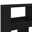 Bogskab 2 pcs Sort eg 100 x 33 x 93.75 cm Konstrueret træ