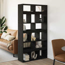 Bogskab 2 pcs Sort eg 100 x 33 x 93.75 cm Konstrueret træ