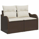 Havesofa Sæt Brun 55 x 55 x 37 cm polyrattan
