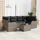 Havesofa Sæt Grå 55 x 55 x 37 cm polyrattan
