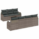 Havesofa Sæt Grå 55 x 55 x 37 cm polyrattan