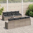 Havesofa Sæt Grå 55 x 55 x 37 cm polyrattan