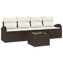 Havesofa Sæt Brun 55 x 55 x 37 cm polyrattan